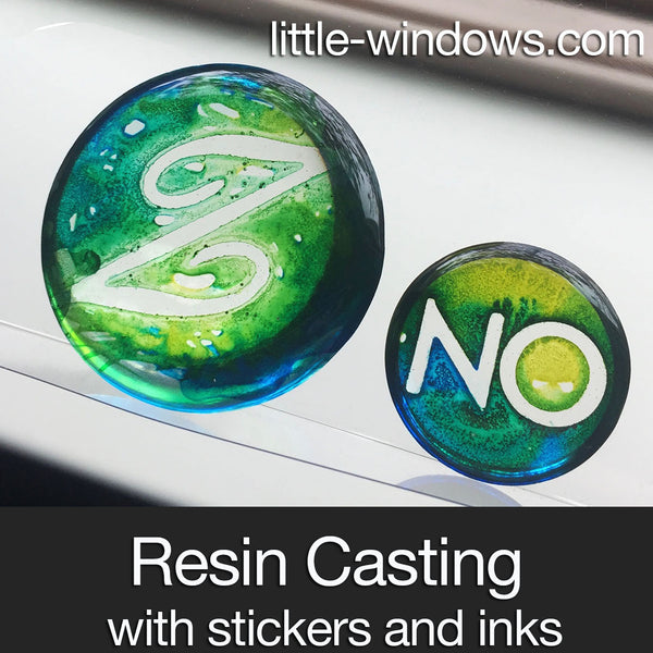 resin casting alcohol inks monogram jewelry making