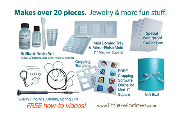 Resin Starter Kit for Jewelry & More! Little Windows
