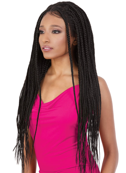 LONG MEDIUM BOX BRAID (1 Jet Black) - Freetress Crochet Bulk Braiding Hair