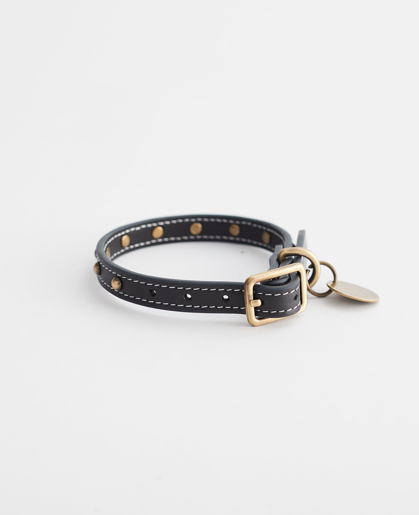 Louis Pup Black Monogram Leather Collar & Leash