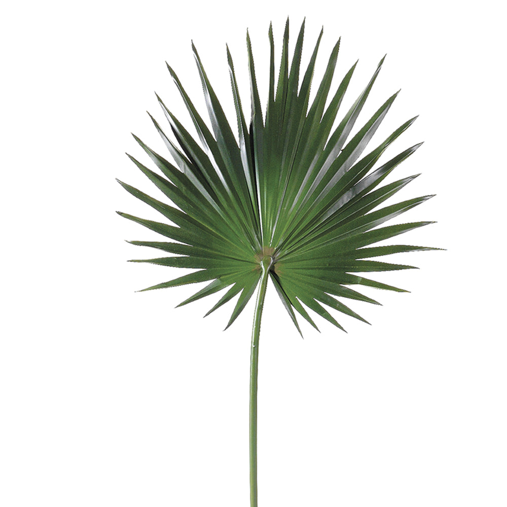 tusind Rose Perioperativ periode Faux Fan Palm Leaf Small, tropical cut fan palm leaf – Palm Bungalow