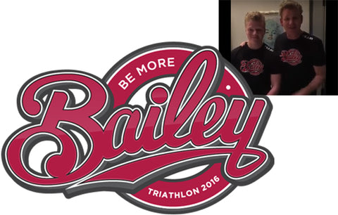Gordon Ramsay lends his support for the Be More Bailey Triathlon in Derby in July 2016