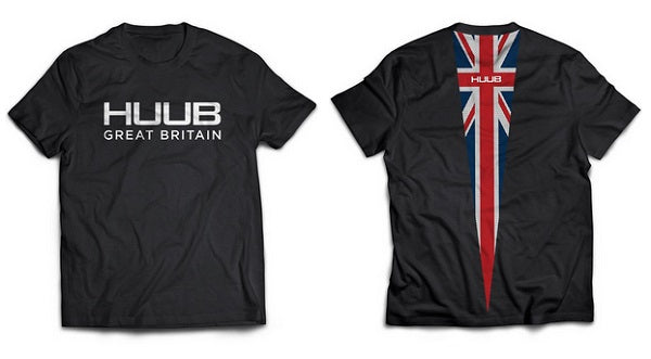 These Black t-shirts with a Union Jack print on the back are perfect for supporting the Olympics