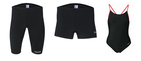 Sleek Black swimwear for those who prefer a more conservative swimming costume!