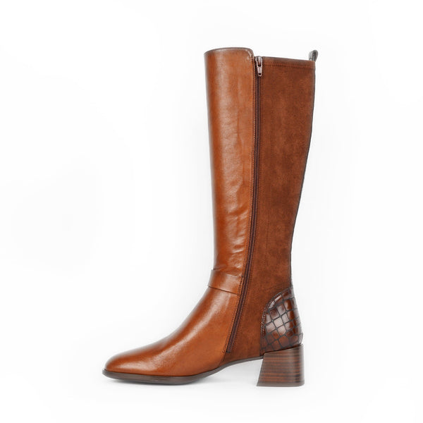 debenhams tan knee high boots