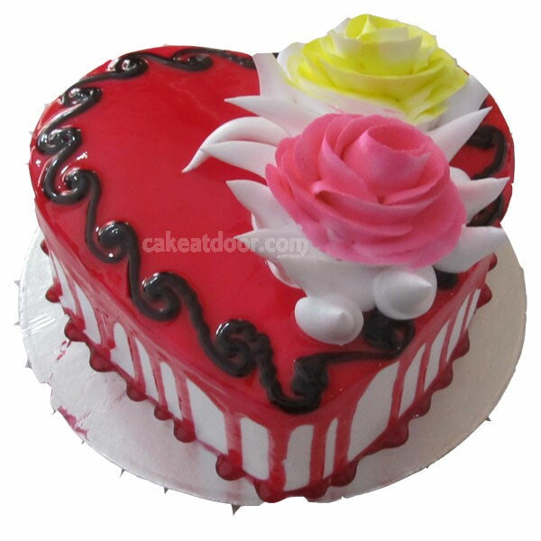 Heart shaped cake gallery