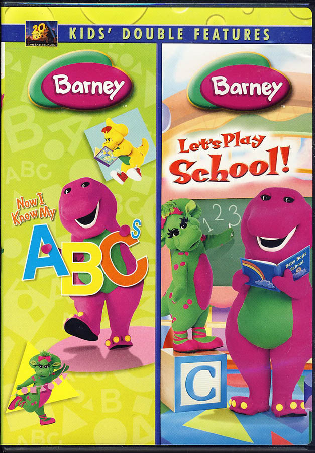 Barney Now I Know My Abcslets Play School Double Feature On Dvd Movie