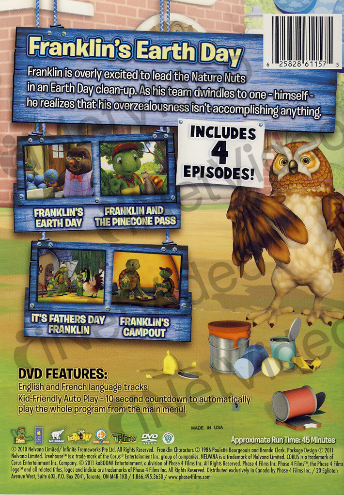 franklin s day franklin and friends franklin s earth day on dvd franklin s day franklin and friends franklin s earth day on dvd