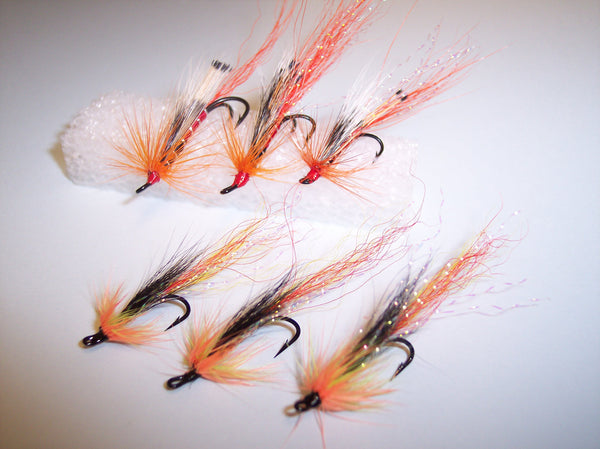 Details about   3 V Fly Size 14 Ultimate RV Ally's Shrimp Low Water Double Salmon Flies 