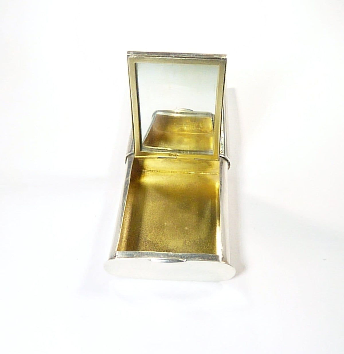 Sterling Silver Art Deco Powder Compact