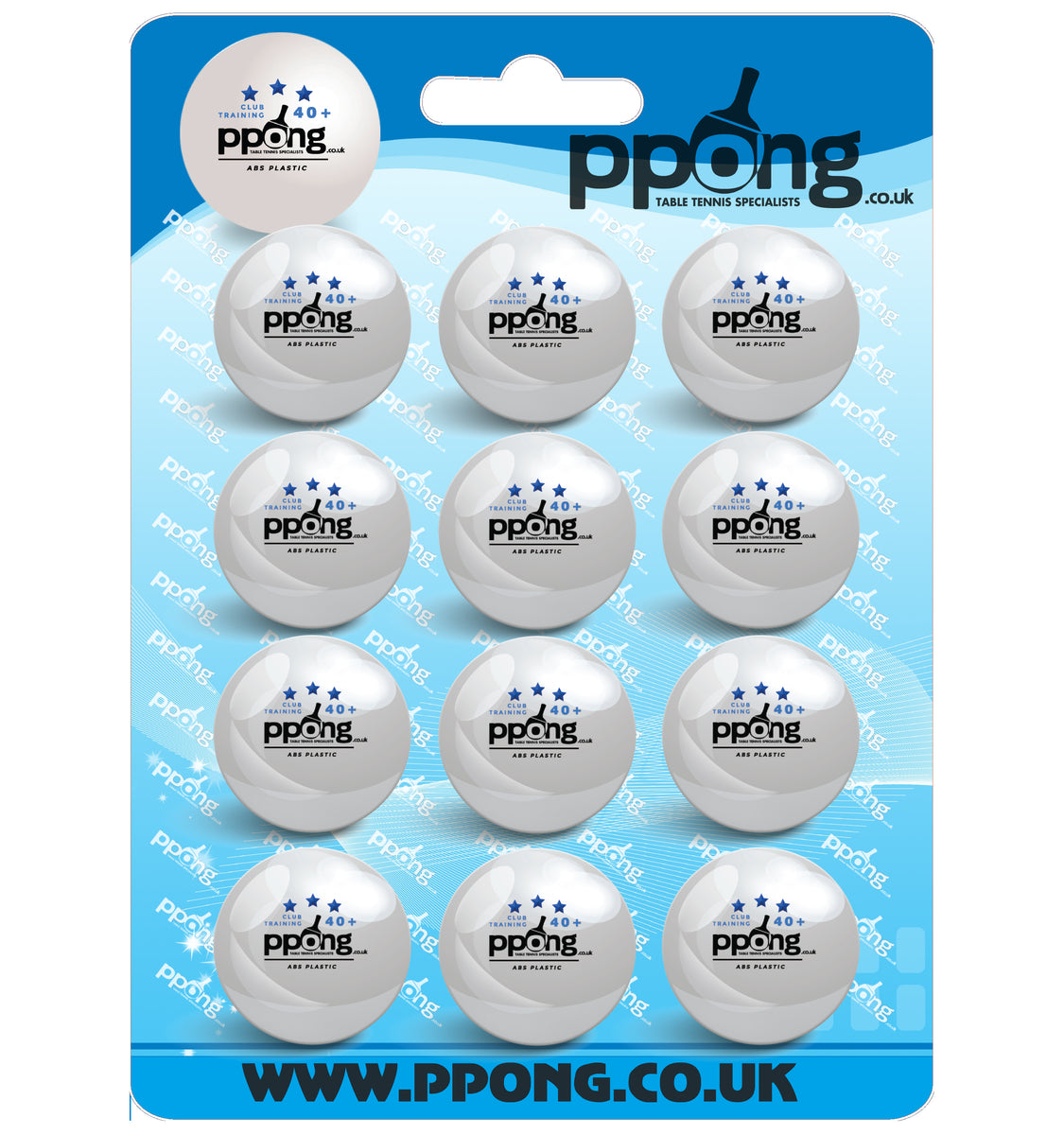 Table Tennis Ping Pong Balls Kingnik 1* Training Poly Ball x 100 UK Stock 
