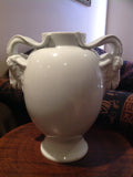 18th Century Furstenberg Porcelain double rams head vase - circa 1790 to 1820