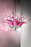 Murano Glass Capriccio Violet suspended ceiling light