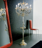 Murano Glass Gold Venetian Floor Lamp