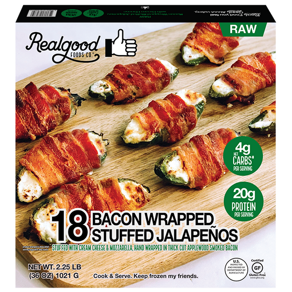 Bacon Wrapped Jalapeño Costco | Keto Jalapeño Popper – Real Good Foods