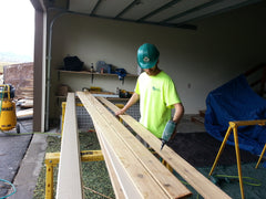 All lumber is carefully and professionally denailed before being bundled and donated. 