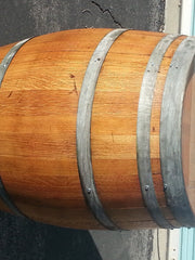 Would you believe this barrel was once dark red?  Some sanding and finishing really make a difference!