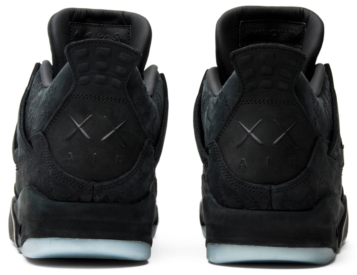 nike air jordan 4 kaws black