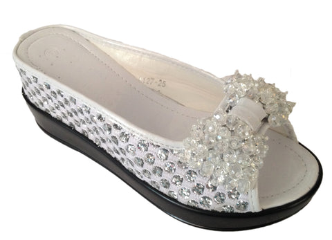 White Crystal Shoes Helens Heart