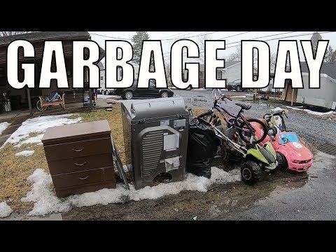 Garbage on the side of the road