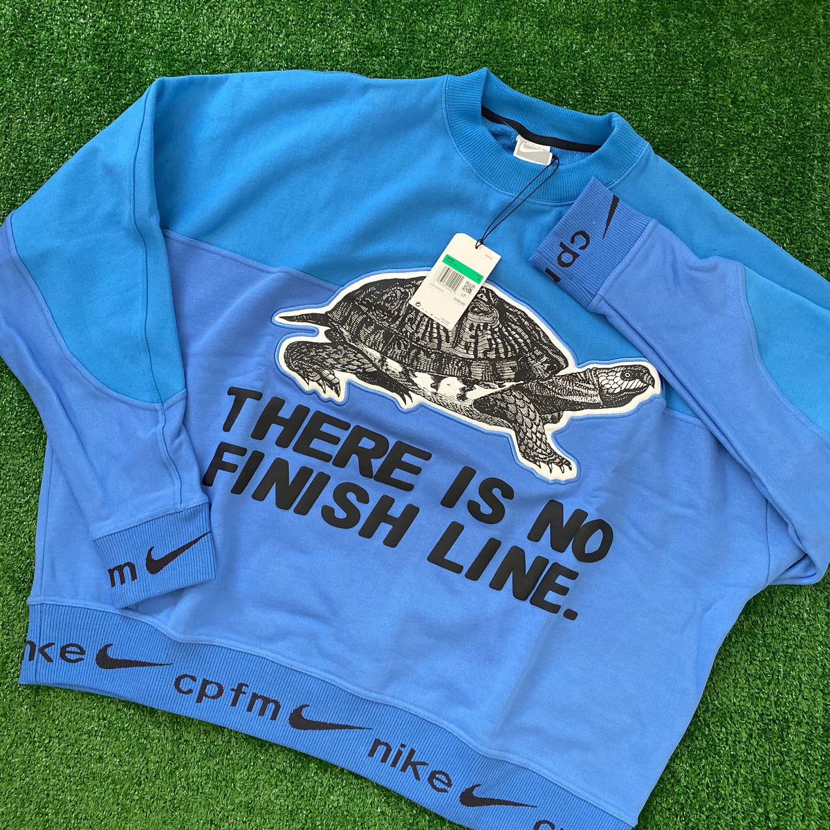 finish line sweater