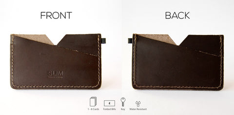 SLIM Leather Cardholder Design