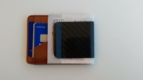 RC Fibers D15 Wallet Brown with pound notes (GBP)