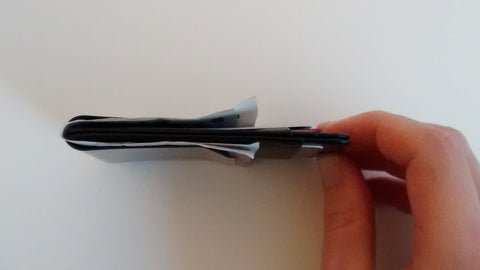 RC Fiber D15 Wallet top view - slim!