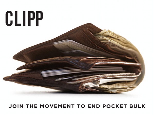 Clipp Wallet end pocket bulk