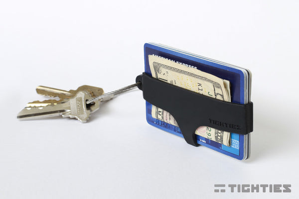 Tighties wallet notes, cash and keys