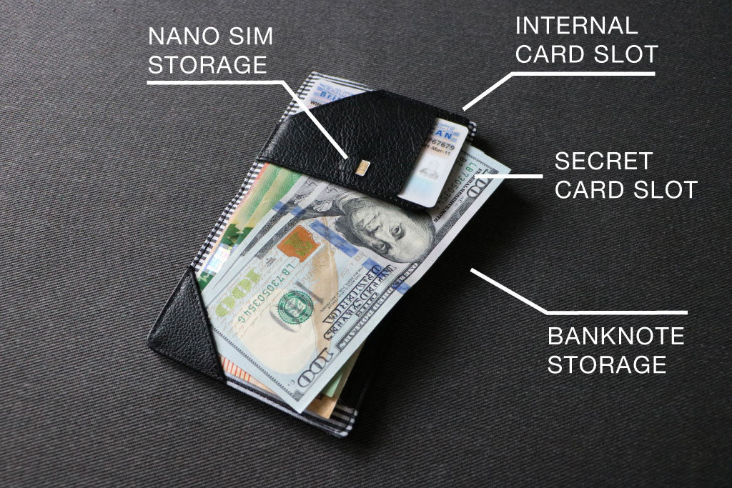 Storage spaces on FLIP Wallet