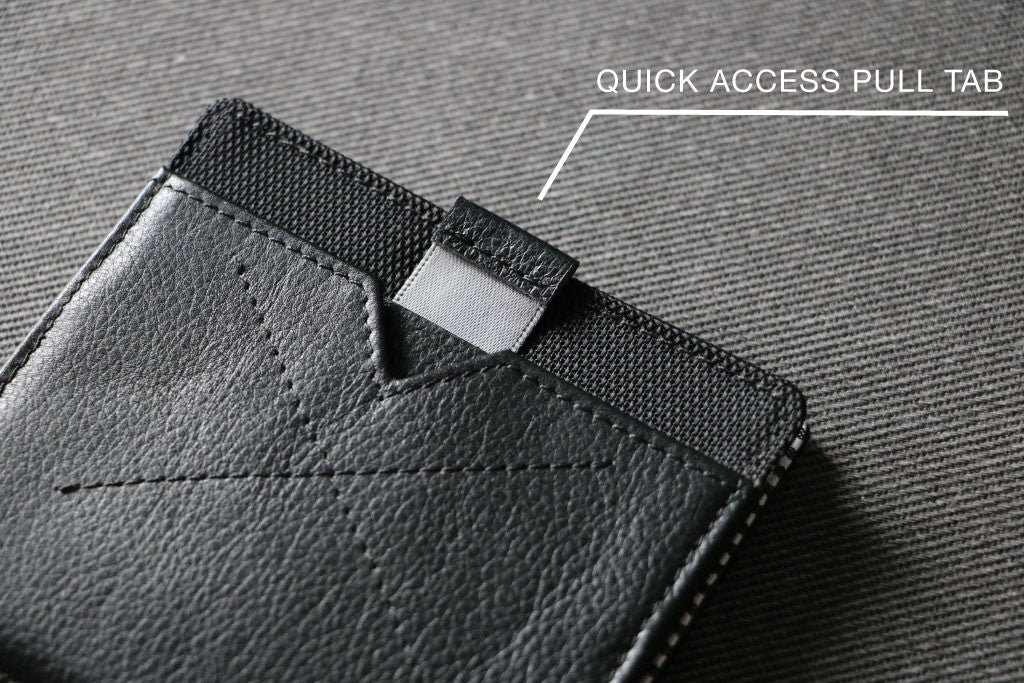 Quick Access Pull Tab on FLIP Wallet