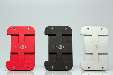 Clover Wallet Colours: Red, Black, Silver