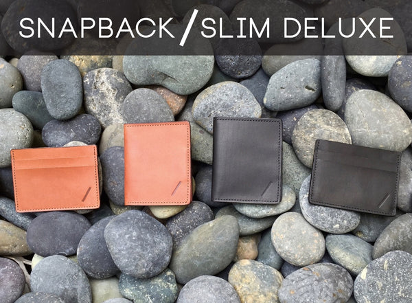 Snapback Slim Deluxe Leather Wallets