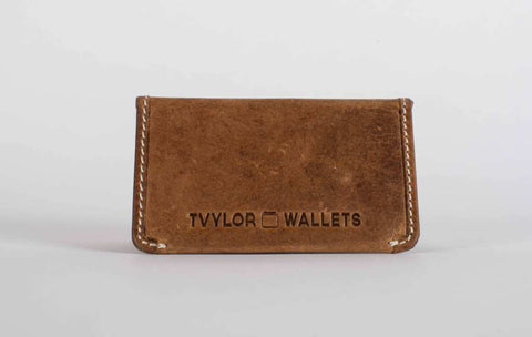 Tvylor with front embossing and white stitching