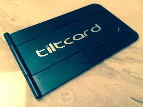 Tiltcard iPhone stand black