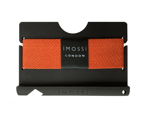 imossi N1 Wallet front orange strap