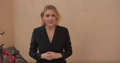 Greta Gerwig wears Catherine Angiel Grey Diamond Ring 2