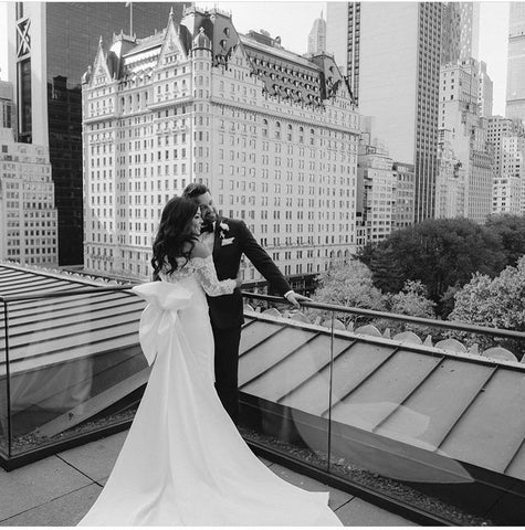 Catherine Angiel couple married on top of the Metropolitan Club NYC