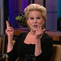 Bette Midler wearing Catherine Angiel jewelry