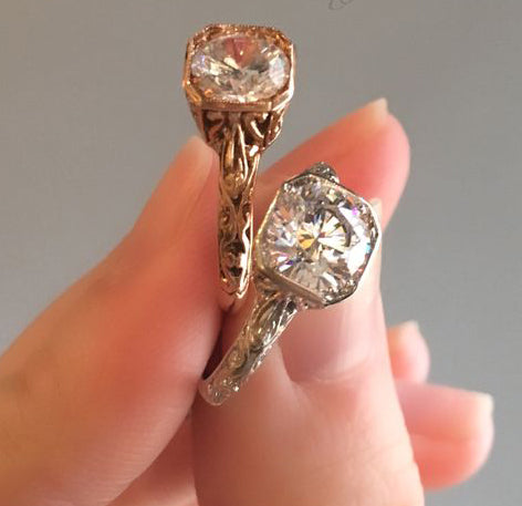 Catherine Angiel Vintage Inspired Engagement Rings
