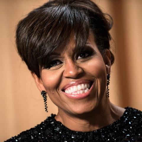 Michelle Obama black diamond jewelry
