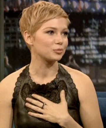 michelle williams black diamond ring