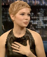 Michelle Williams wearing Catherine Angiel jewelry