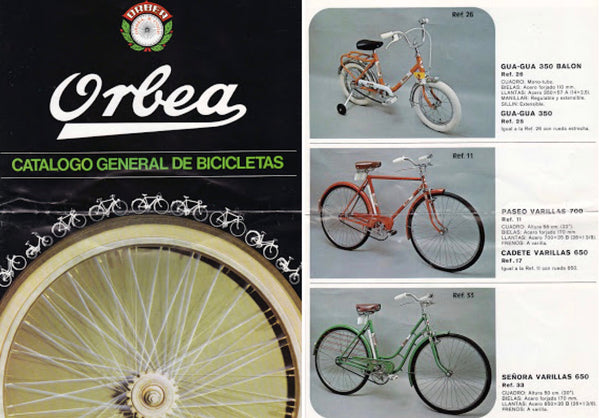 Catálogo bicicletas antiguas Orbea