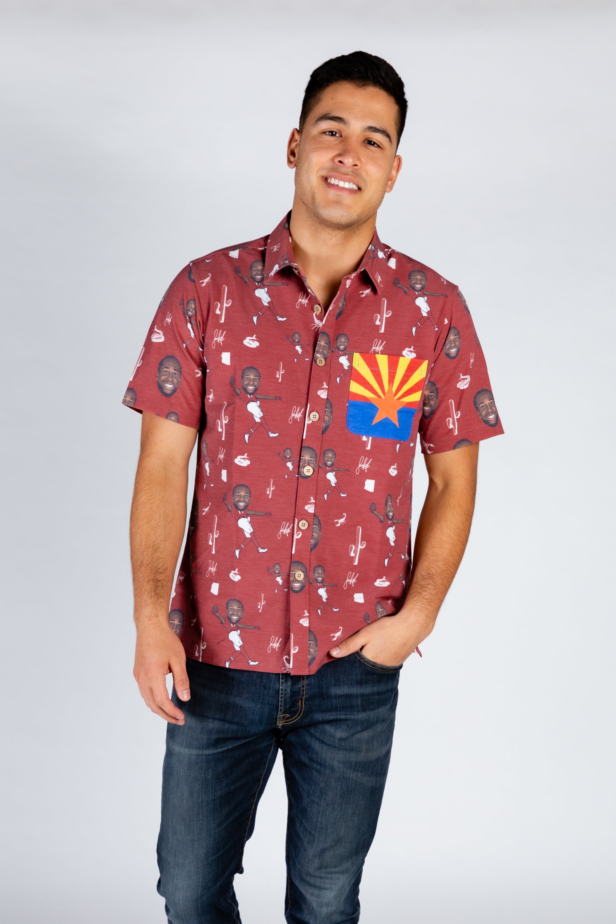 arizona cardinals hawaiian shirt