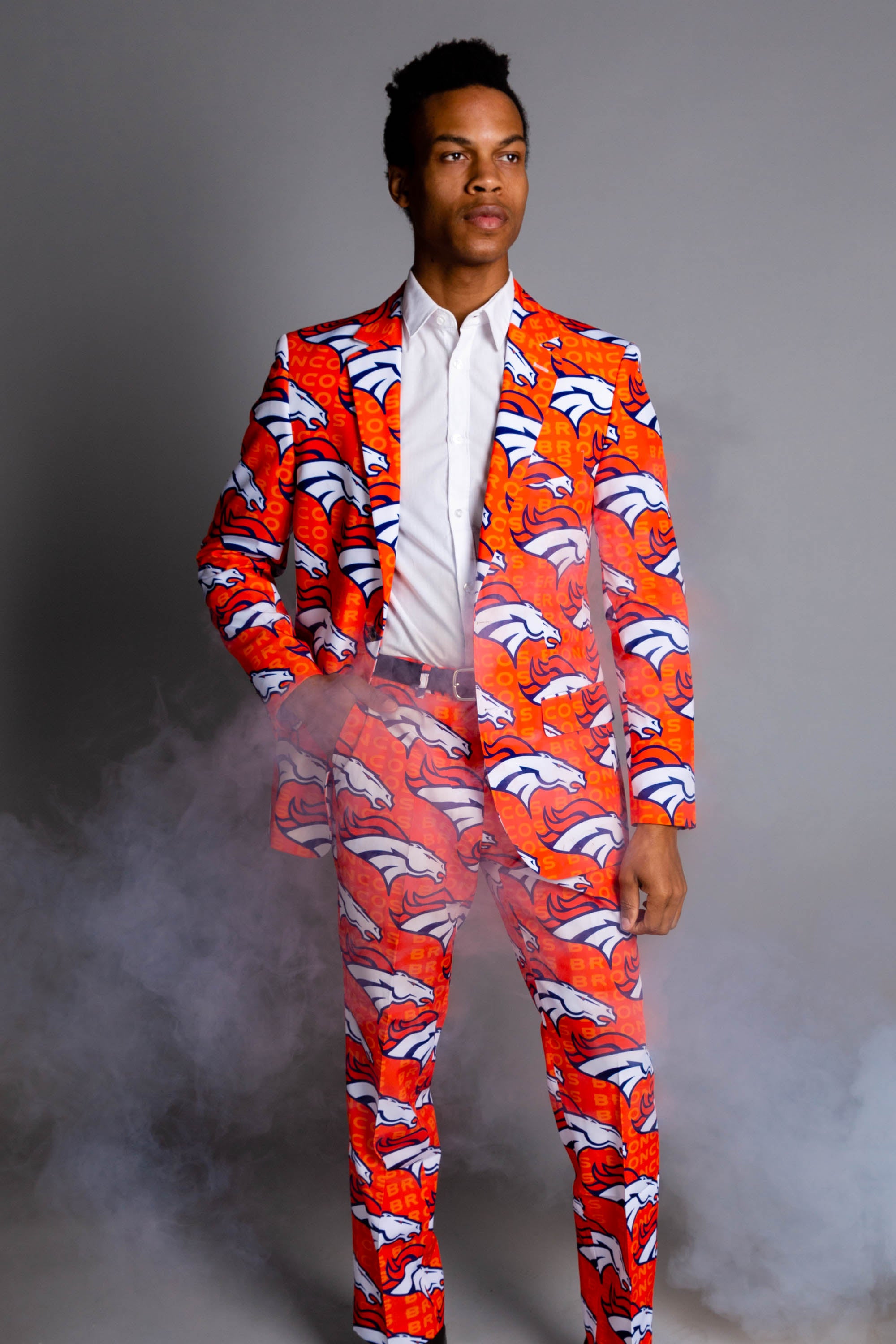 denver broncos dress shirt