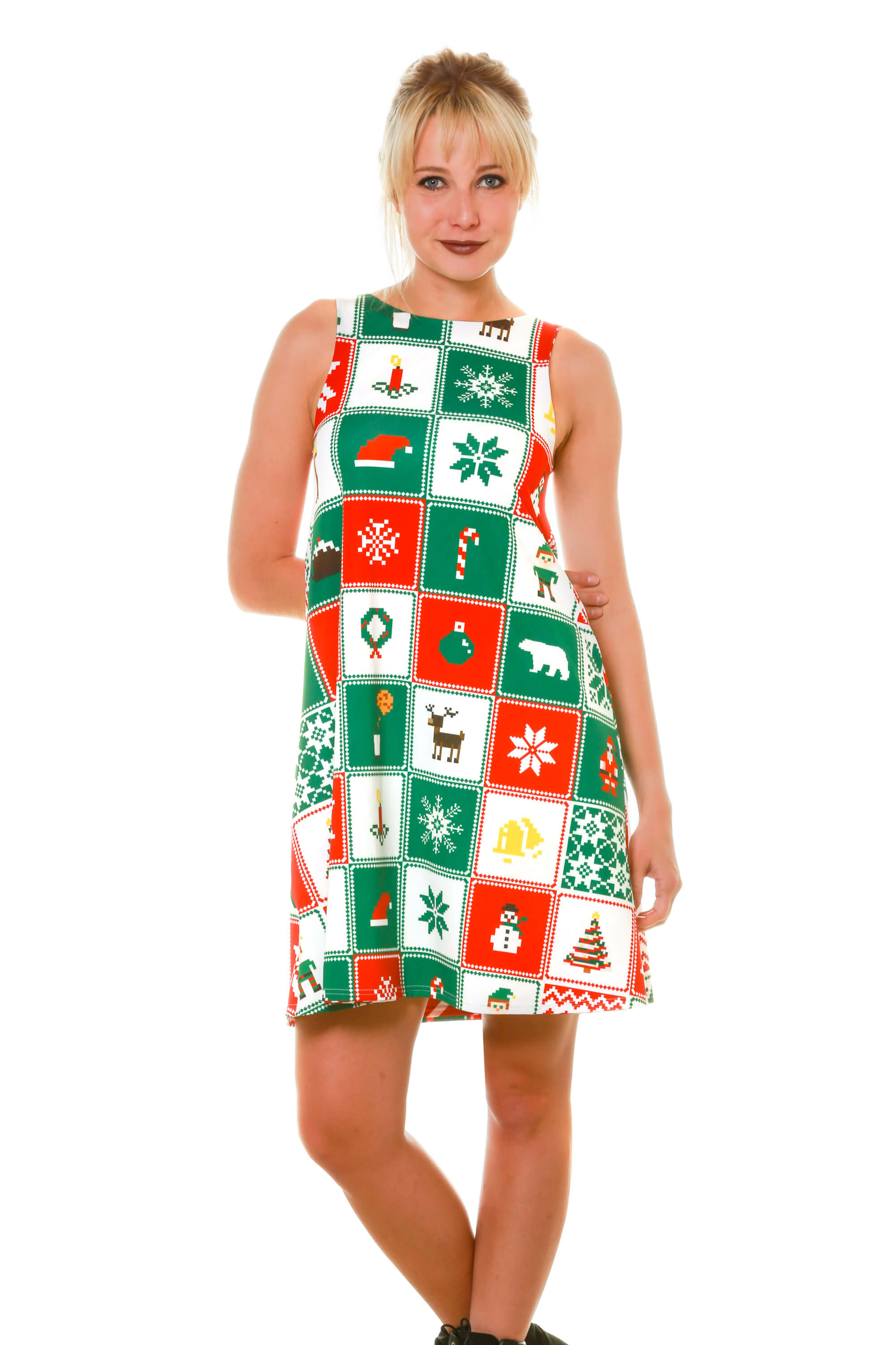 womens candy cane dress