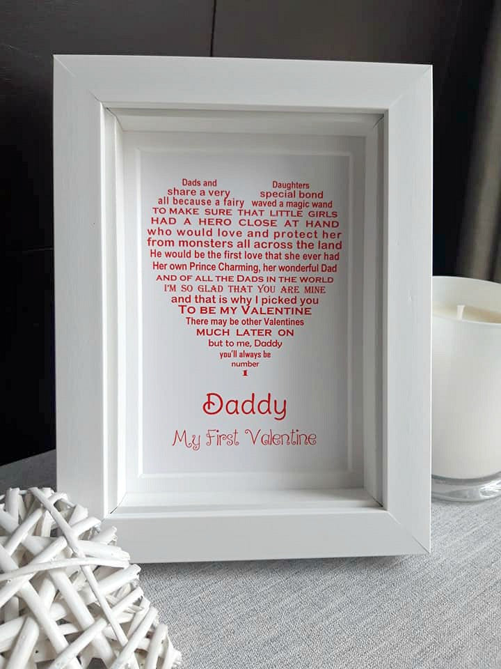 valentines gift from daughter to dad