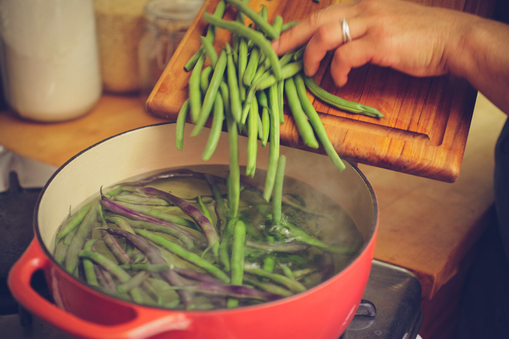 add green beans